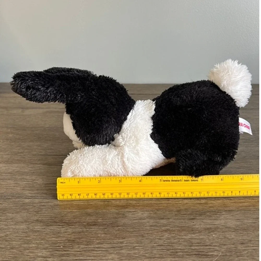Aurora World Black White Dutch Rabbit Bunny Plush Stuffed Animal Floppy Ears 9
